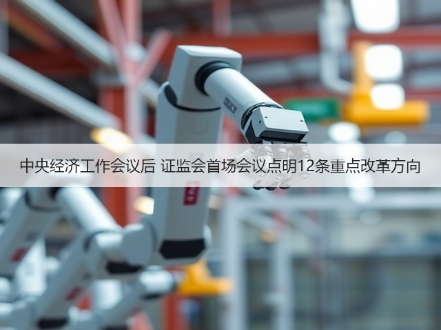 中央经济工作会议后 证监会首场会议点明12条重点改革方向(图1)