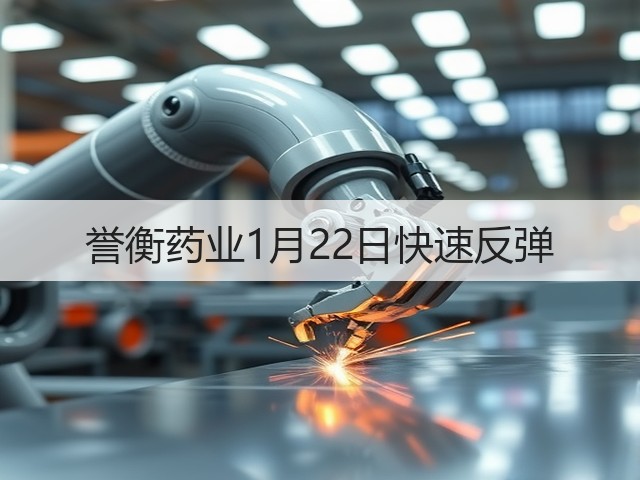 誉衡药业1月22日快速反弹(图1) 誉衡药业1月22日快速反弹(图1)