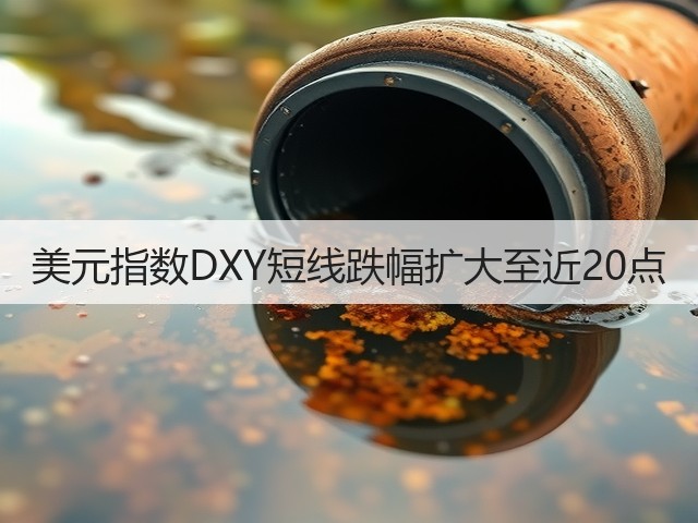 美元指数DXY短线跌幅扩大至近20点(图2)