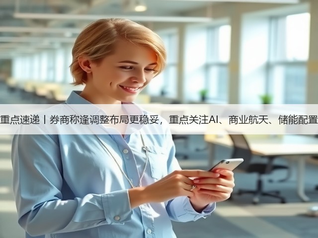 周末重点速递丨券商称逢调整布局更稳妥,重点关注AI、商业航天、储能配置机会(图2) 周末重点速递丨券商称逢调整布局更稳妥,重点关注AI、商业航天、储能配置机会(图2)