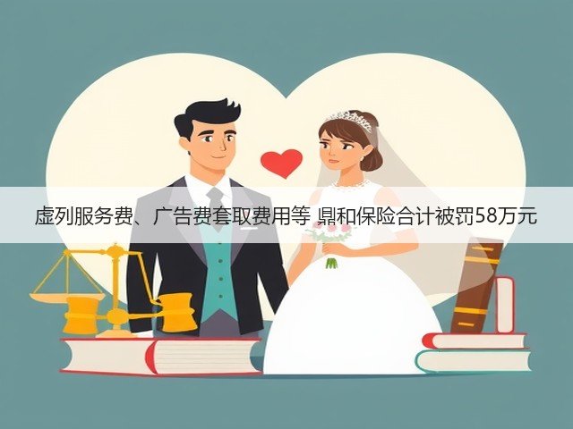 虚列服务费、广告费套取费用等 鼎和保险合计被罚58万元(图1)