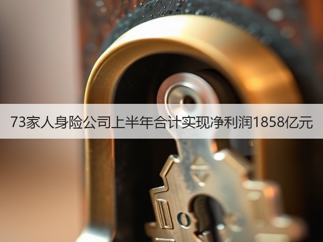 73家人身险公司上半年合计实现净利润1858亿元(图1)