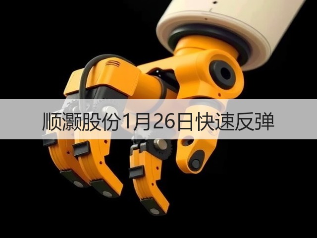 顺灏股份1月26日快速反弹(图1) 顺灏股份1月26日快速反弹(图1)