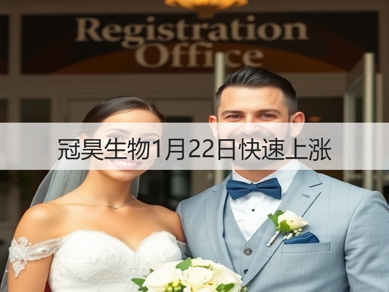 冠昊生物1月22日快速上涨