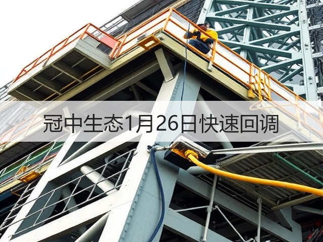 冠中生态1月26日快速回调(图1)
