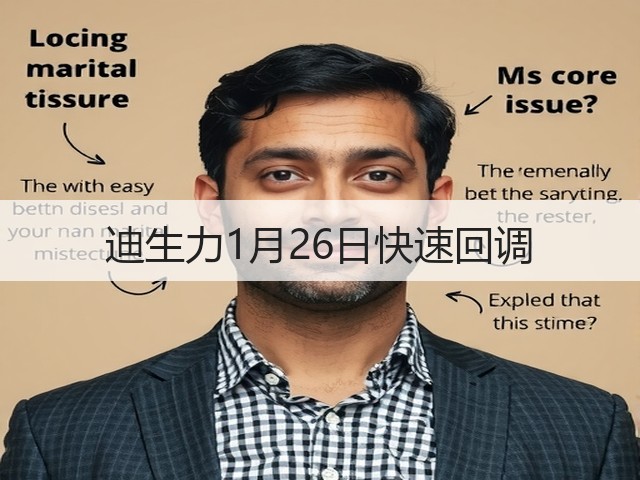 迪生力1月26日快速回调(图2)