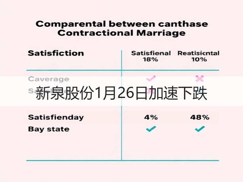 新泉股份1月26日加速下跌
