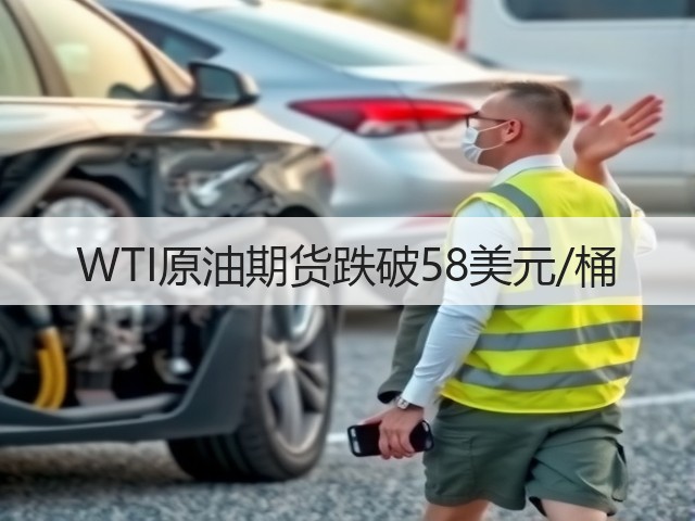 WTI原油期货跌破58美元/桶(图2)