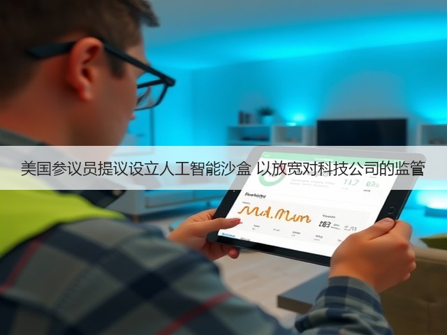 美国参议员提议设立人工智能沙盒 以放宽对科技公司的监管(图1)