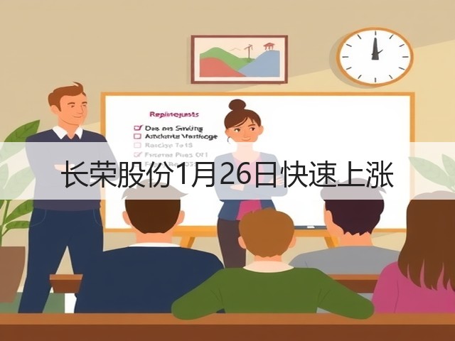 长荣股份1月26日快速上涨(图3)