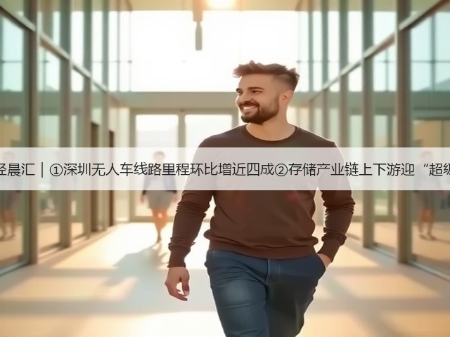 读创财经晨汇|①深圳无人车线路里程环比增近四成②存储产业链上下游迎“超级周期”(图1) 读创财经晨汇|①深圳无人车线路里程环比增近四成②存储产业链上下游迎“超级周期”(图1)