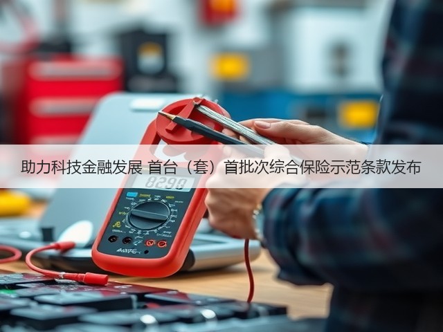 助力科技金融发展 首台（套）首批次综合保险示范条款发布(图2)