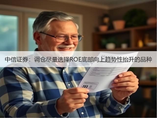 中信证券:调仓尽量选择ROE底部向上趋势性抬升的品种(图2) 中信证券:调仓尽量选择ROE底部向上趋势性抬升的品种(图2)