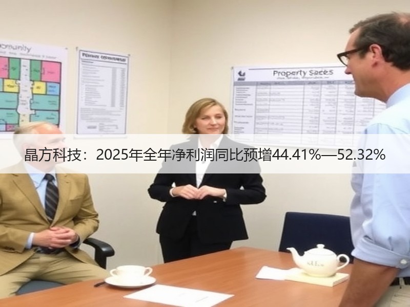 晶方科技：2025年全年净利润同比预增44.41%—52.32%