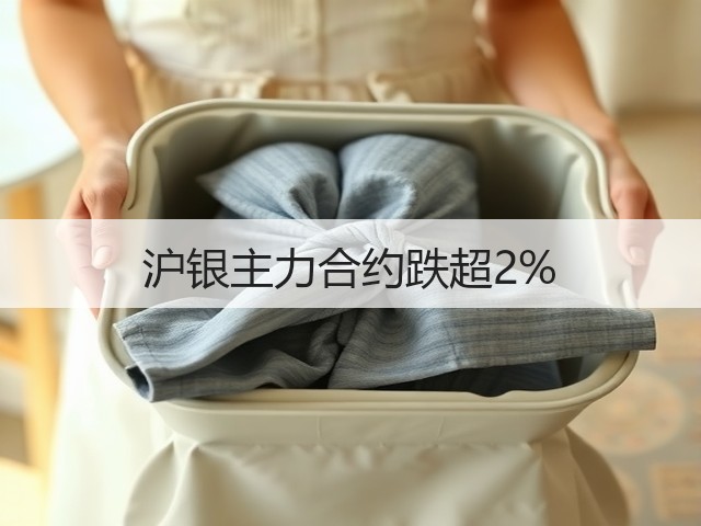 沪银主力合约跌超2%(图2)
