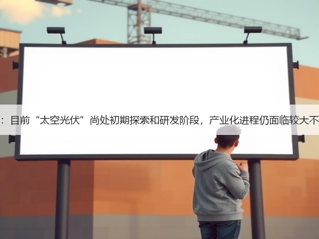 奥特维:目前“太空光伏”尚处初期探索和研发阶段,产业化进程仍面临较大不确定性(图2) 奥特维:目前“太空光伏”尚处初期探索和研发阶段,产业化进程仍面临较大不确定性(图2)