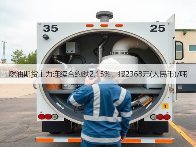燃油期货主力连续合约跌2.15%，报2368元(人民币)/吨(图1)