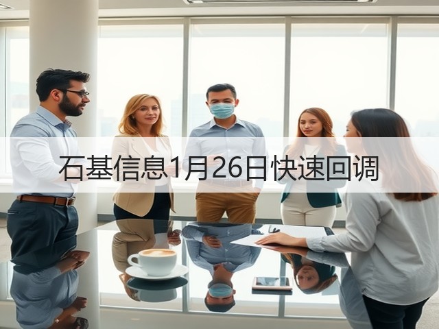 石基信息1月26日快速回调(图2) 石基信息1月26日快速回调(图2)