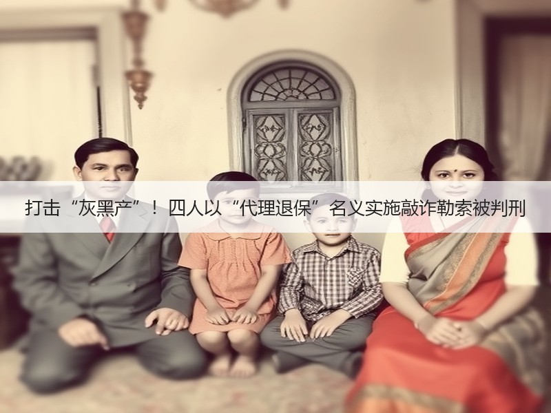 打击“灰黑产”！四人以“代理退保”名义实施敲诈勒索被判刑