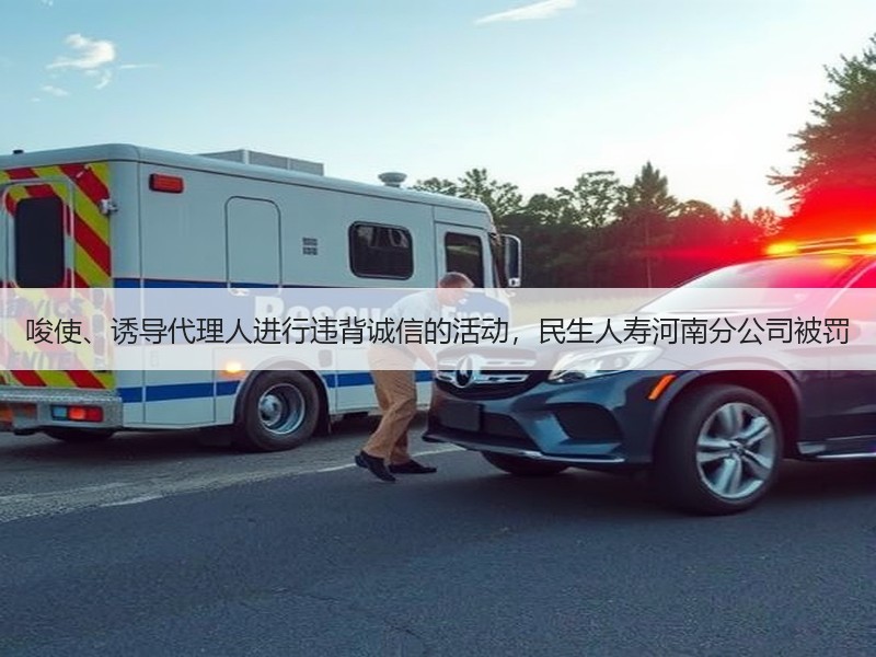 唆使、诱导代理人进行违背诚信的活动，民生人寿河南分公司被罚
