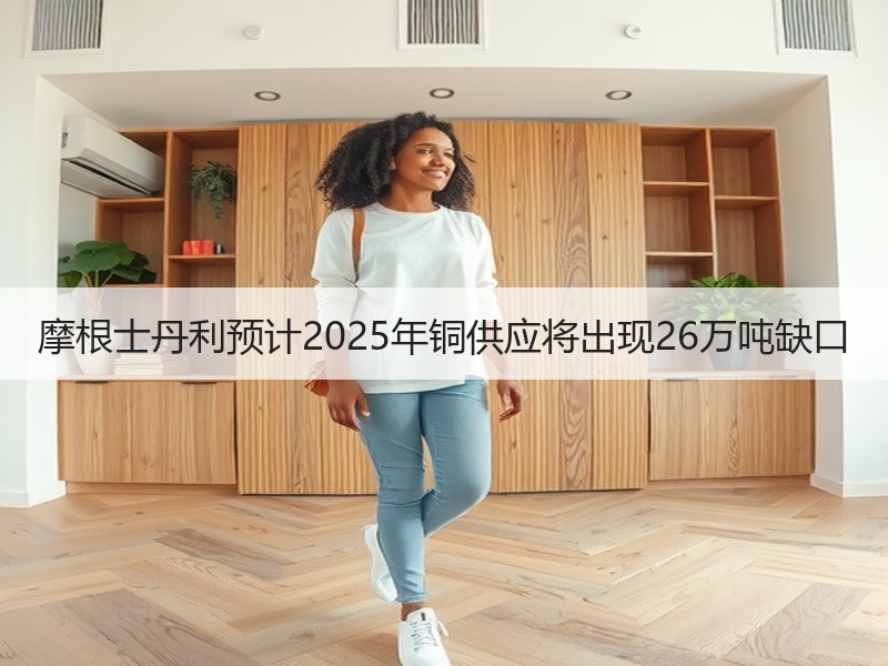 摩根士丹利预计2025年铜供应将出现26万吨缺口