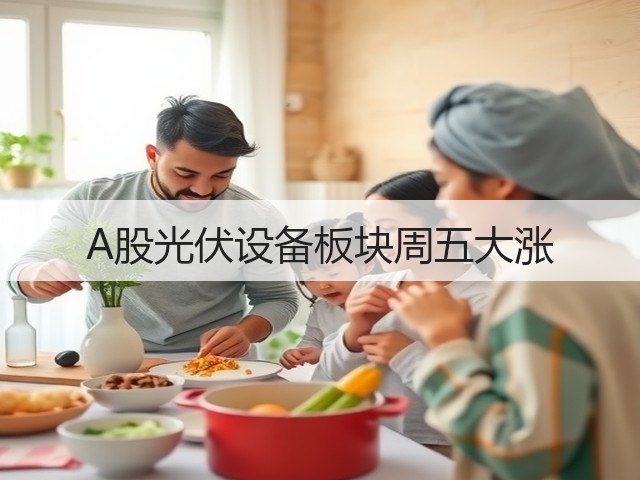 A股光伏设备板块周五大涨(图1)