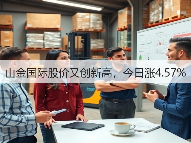 山金国际股价又创新高,今日涨4.57%(图1) 山金国际股价又创新高,今日涨4.57%(图1)