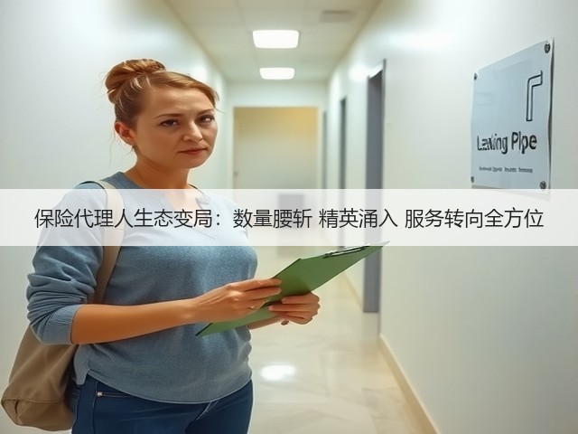 保险代理人生态变局:数量腰斩 精英涌入 服务转向全方位(图3) 保险代理人生态变局:数量腰斩 精英涌入 服务转向全方位(图3)
