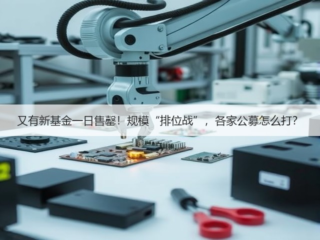 又有新基金一日售罄!规模“排位战”,各家公募怎么打?(图2) 又有新基金一日售罄!规模“排位战”,各家公募怎么打?(图2)