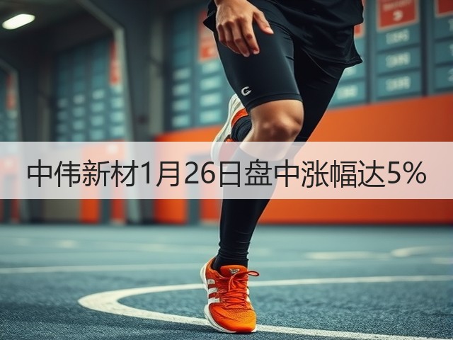 中伟新材1月26日盘中涨幅达5%(图3) 中伟新材1月26日盘中涨幅达5%(图3)