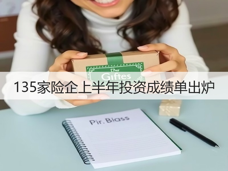 135家险企上半年投资成绩单出炉