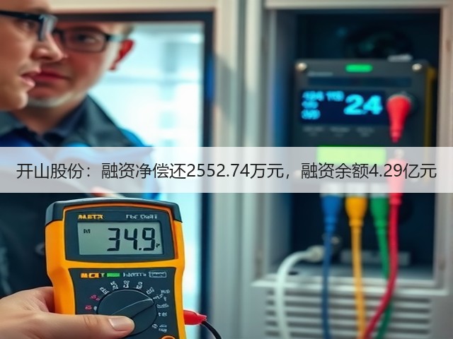开山股份：融资净偿还2552.74万元，融资余额4.29亿元(图1)