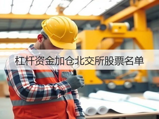 杠杆资金加仓北交所股票名单(图2) 杠杆资金加仓北交所股票名单(图2)