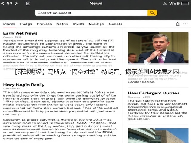【环球财经】马斯克“隔空对垒”特朗普,揭示美国AI发展之困(图1) 【环球财经】马斯克“隔空对垒”特朗普,揭示美国AI发展之困(图1)