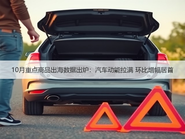 10月重点商品出海数据出炉:汽车动能拉满 环比增幅居首(图1) 10月重点商品出海数据出炉:汽车动能拉满 环比增幅居首(图1)