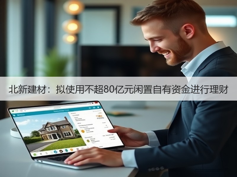 北新建材：拟使用不超80亿元闲置自有资金进行理财
