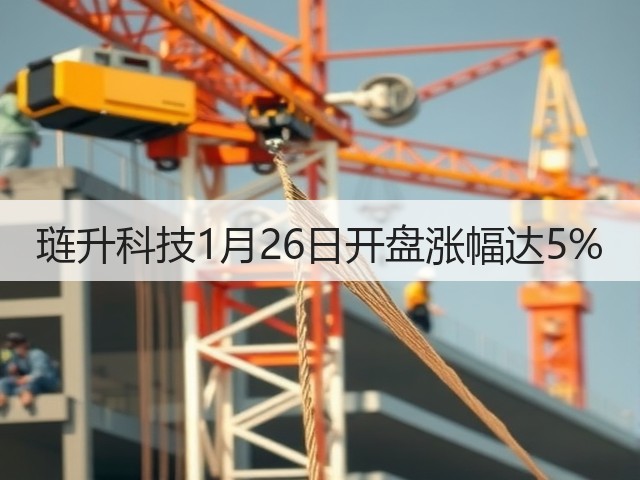 琏升科技1月26日开盘涨幅达5%(图2) 琏升科技1月26日开盘涨幅达5%(图2)
