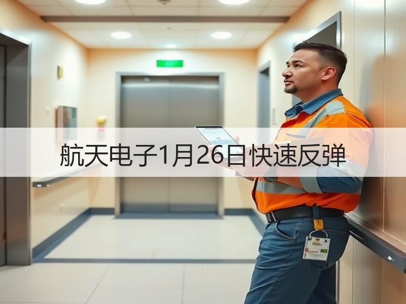 航天电子1月26日快速反弹