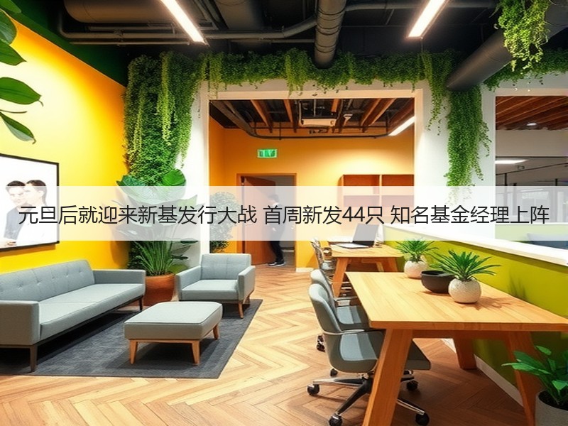 元旦后就迎来新基发行大战 首周新发44只 知名基金经理上阵