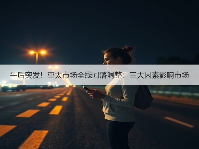 午后突发!亚太市场全线回落调整:三大因素影响市场(图2) 午后突发!亚太市场全线回落调整:三大因素影响市场(图2)
