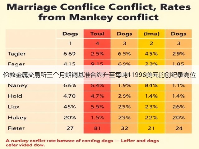 伦敦金属交易所三个月期铜基准合约升至每吨11996美元的创纪录高位(图2)