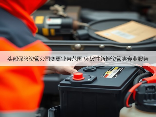 头部保险资管公司变更业务范围 突破性新增资管类专业服务(图1) 头部保险资管公司变更业务范围 突破性新增资管类专业服务(图1)