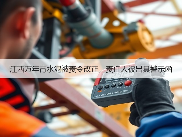 江西万年青水泥被责令改正,责任人被出具警示函(图2) 江西万年青水泥被责令改正,责任人被出具警示函(图2)