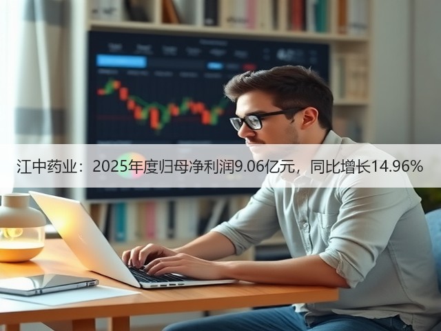 江中药业：2025年度归母净利润9.06亿元，同比增长14.96%(图1)