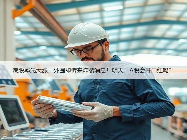 港股率先大涨,外围却传来炸裂消息!明天,A股会开门红吗?(图3) 港股率先大涨,外围却传来炸裂消息!明天,A股会开门红吗?(图3)