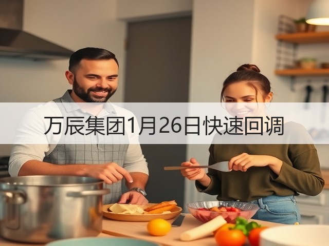 万辰集团1月26日快速回调(图2)
