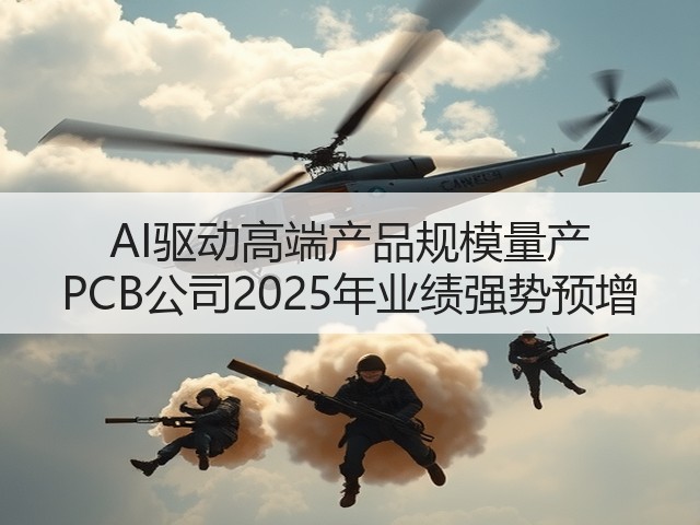 AI驱动高端产品规模量产 PCB公司2025年业绩强势预增(图1) AI驱动高端产品规模量产 PCB公司2025年业绩强势预增(图1)