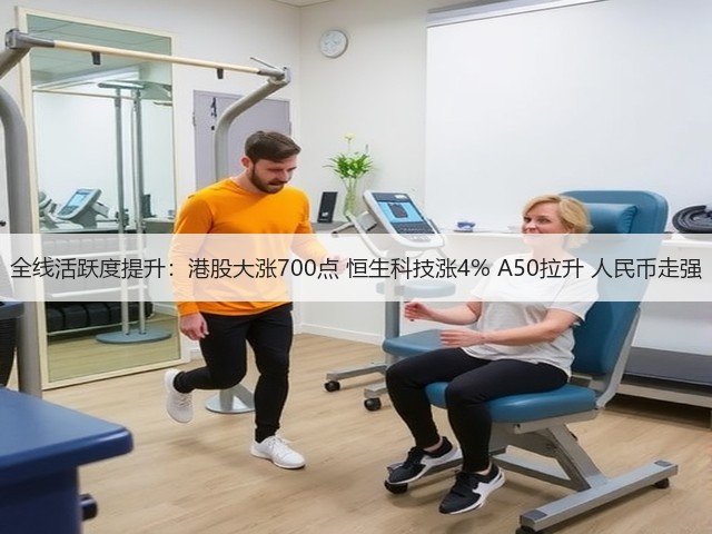 全线活跃度提升：港股大涨700点 恒生科技涨4% A50拉升 人民币走强(图3)