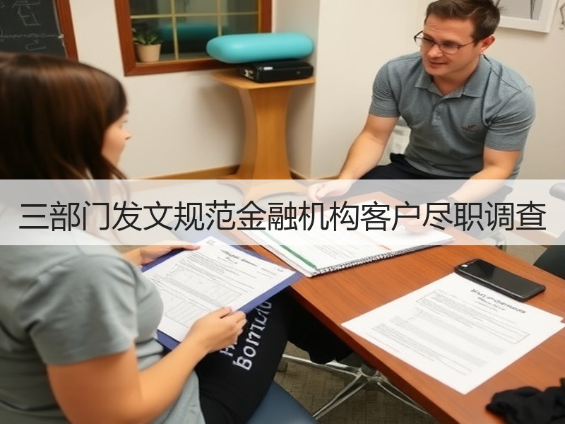 三部门发文规范金融机构客户尽职调查
