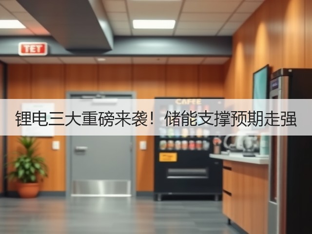 锂电三大重磅来袭!储能支撑预期走强(图1) 锂电三大重磅来袭!储能支撑预期走强(图1)
